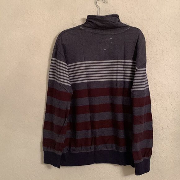 Marc Ecko Multicolor Striped Pullover Sweater Men’s Size XXL - Picture 2 of 11